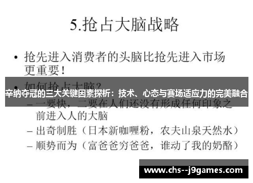 辛纳夺冠的三大关键因素探析：技术、心态与赛场适应力的完美融合